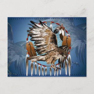 Carte postale Flying Hawk Dreamcatcher
