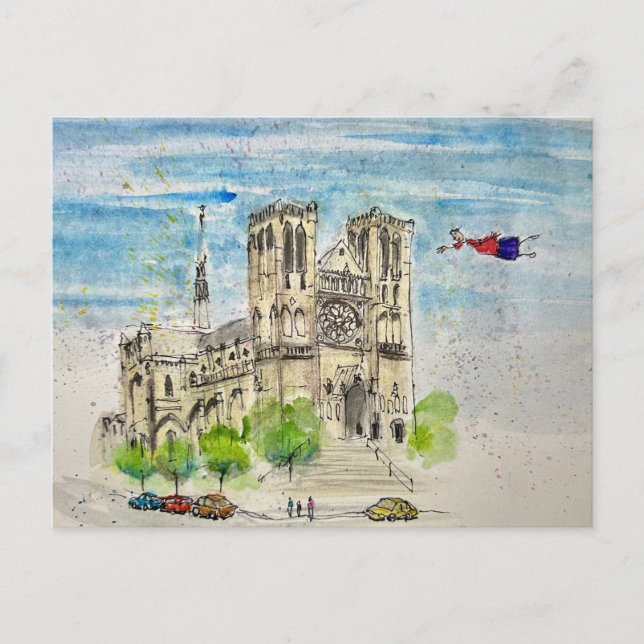 Carte Postale Flying Joanna Post Card (Devant)