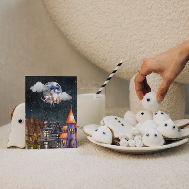 Carte Postale Flying Witch Postcrossing Postcard (Créateur téléchargé)