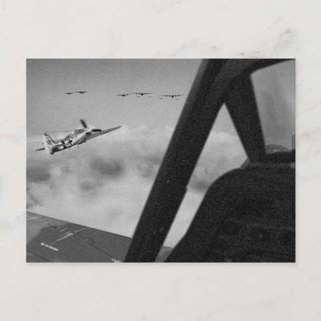 Carte Postale Focke-Wulf 190D Fighters À Proximité. (Devant)