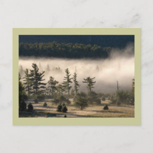 Carte Postale Fog du matin dans les Adirondacks