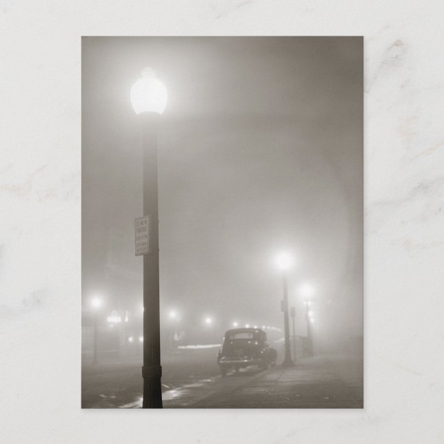 Carte Postale Foggy Night, 1941 (Devant)