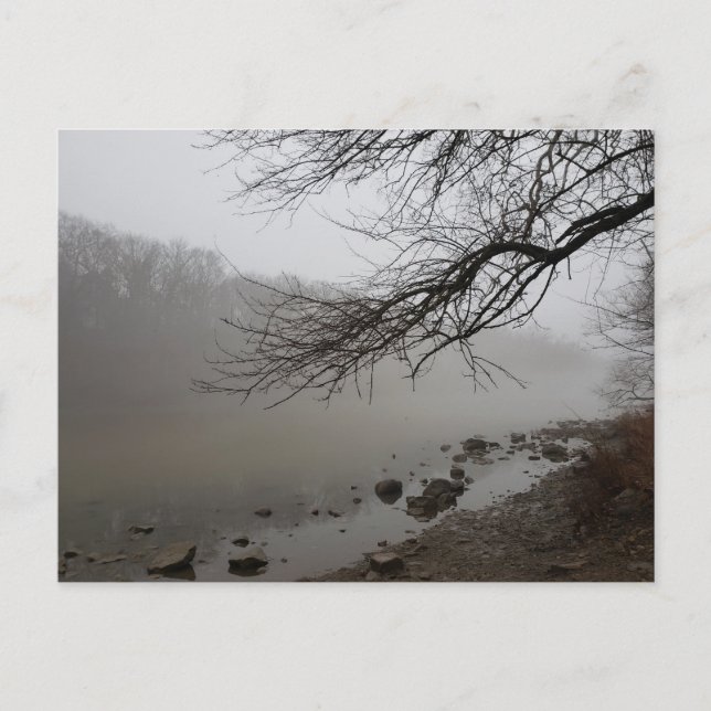 Carte Postale Foggy River, Scioto Park, Dublin, Ohio (Devant)
