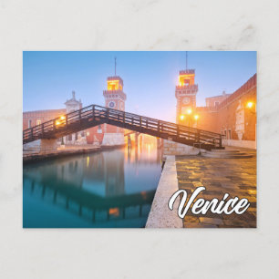 Carte Postale Foggy Venice, Italie