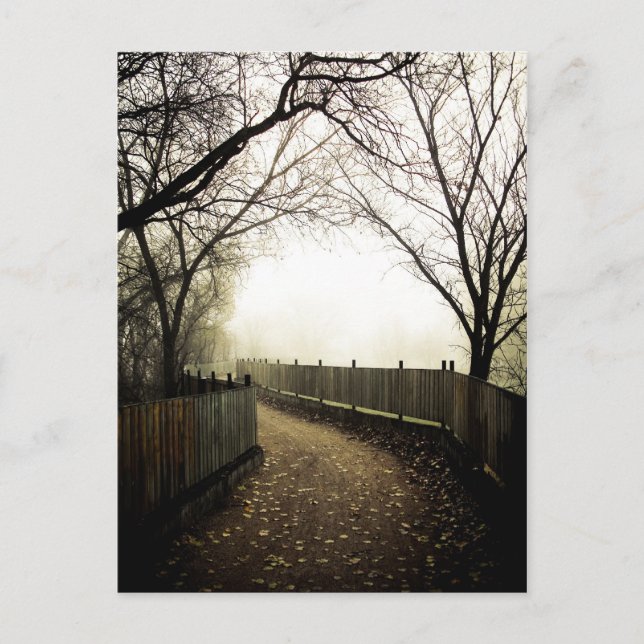 Carte Postale Foggy Waterfront 01 (Devant)