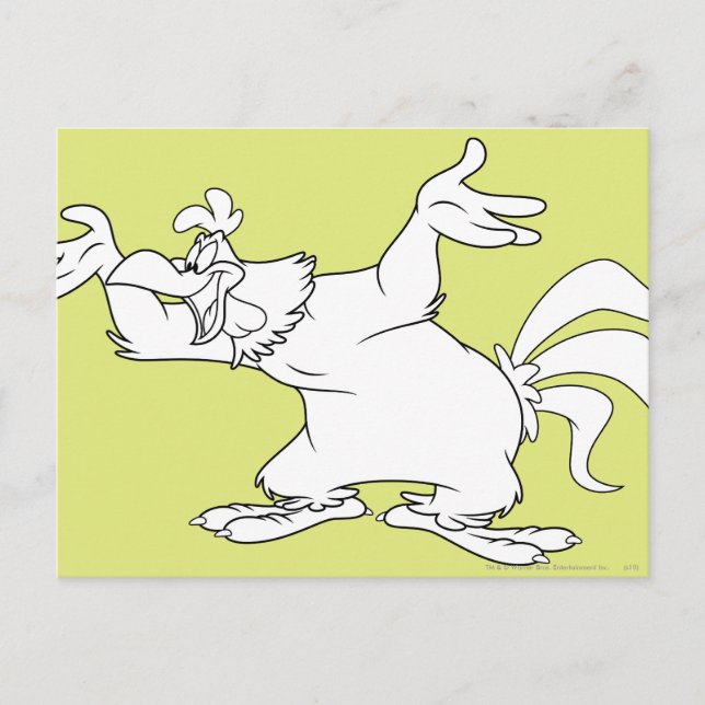 Carte Postale Foghorn Leghorn Happy (Devant)