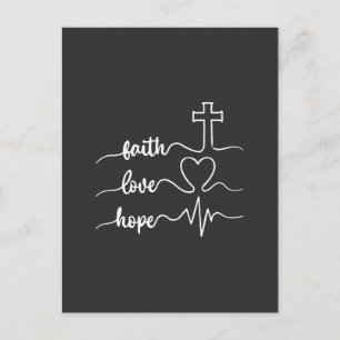 Carte Postale Foi Espoir Amour