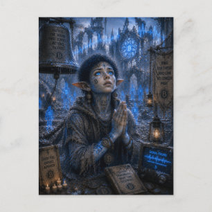 Carte Postale Foi / Sonneur / Cathédrale Gelée