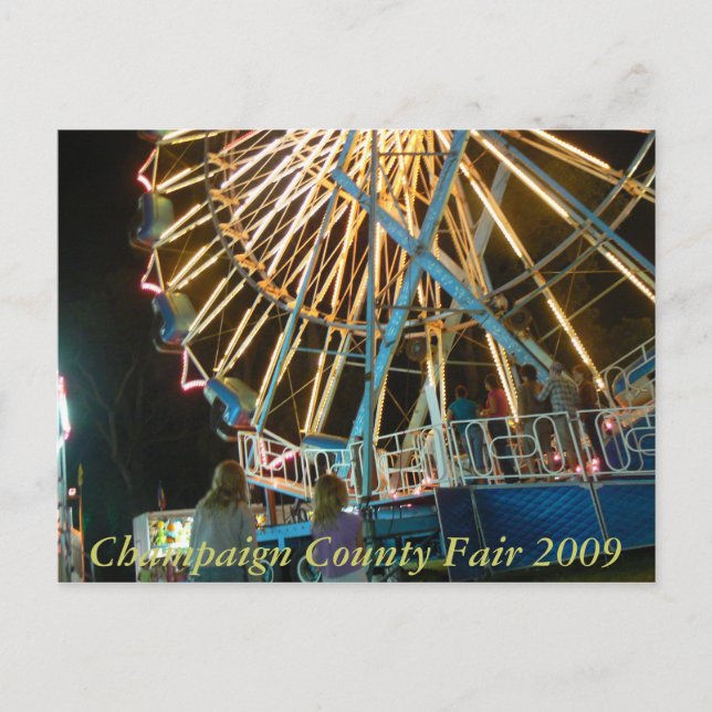 Carte Postale Foire du comté de Champaign 2009 (Devant)