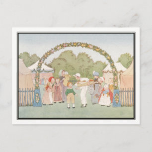 Carte Postale Foire du pays vintage par H. Willebeek Le Mair