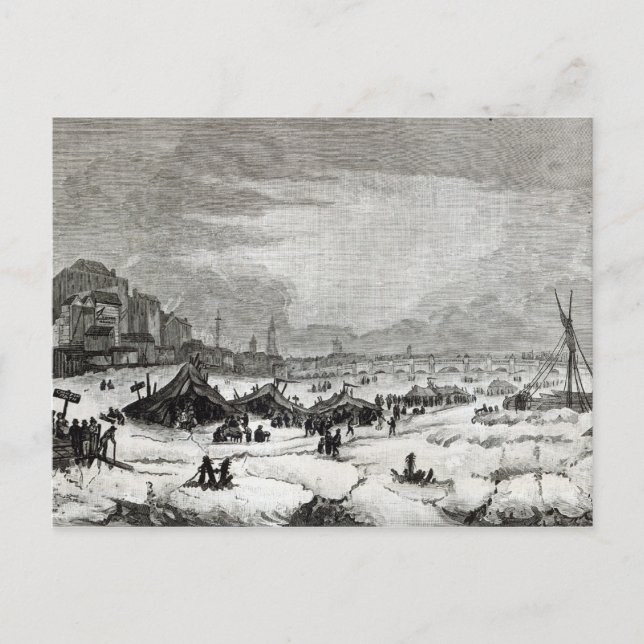 Carte Postale Foire sur la Tamise (Devant)