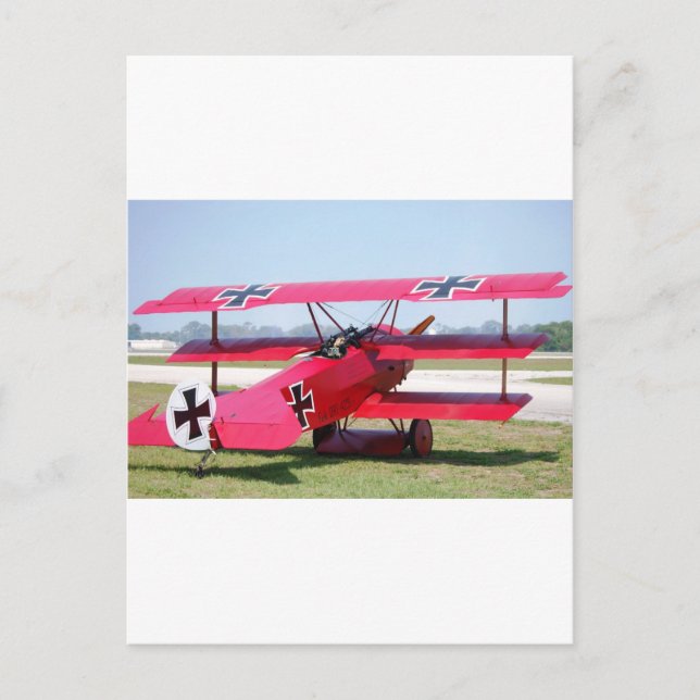 Carte Postale Fokker (Devant)