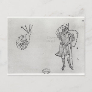 Carte Postale Fol.2 Escargot et soldat hongrois