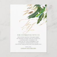 Foliage exotique Floral Merci tropical