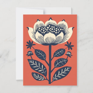 Carte Postale Folk Bloom #254