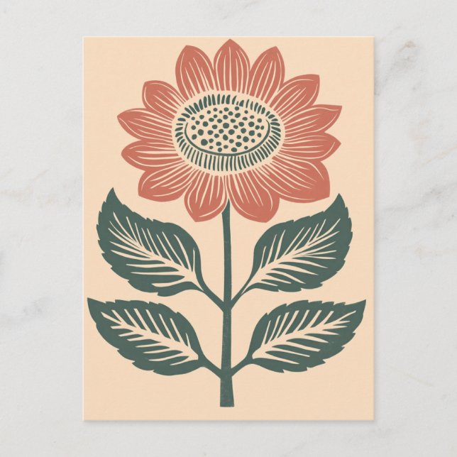 Carte Postale Folk Bloom No.260 (Devant)