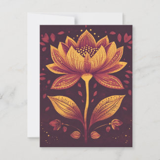 Carte Postale Folk Bloom No.265