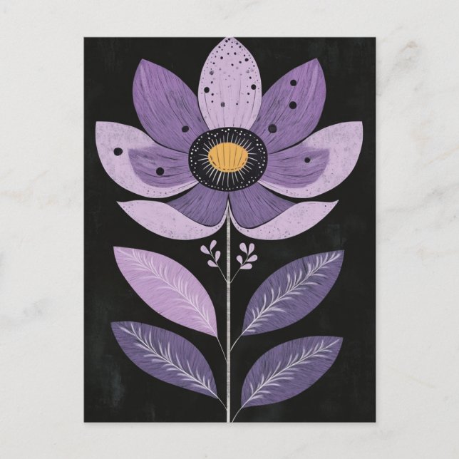 Carte Postale Folk Bloom No.269 (Devant)