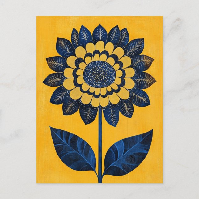 Carte Postale Folk Bloom No.270 (Devant)