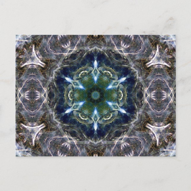 Carte Postale Folk Mandala (Devant)