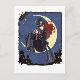 Carte postale folle de chapelier