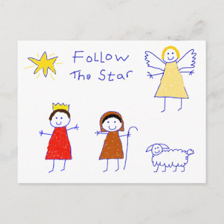 Carte Postale Follow the Star