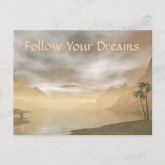 Carte Postale Follow Your Dreams