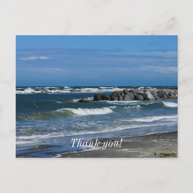 Carte Postale Folly Beach Atlantique (Devant)