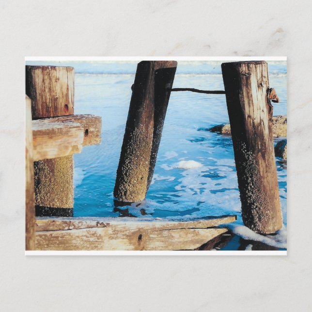 Carte Postale Folly Beach Old Docks (Devant)