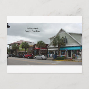 Carte Postale Folly Beach Strip