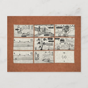 Carte Postale Fonctionnement d'Internet