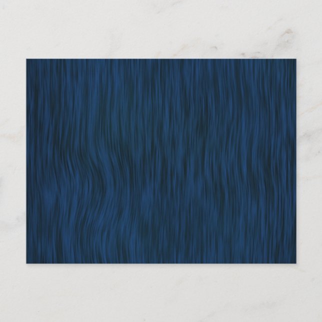 Carte Postale Fond à l'aspect de bois brut Grain Profond Bleu (Devant)
