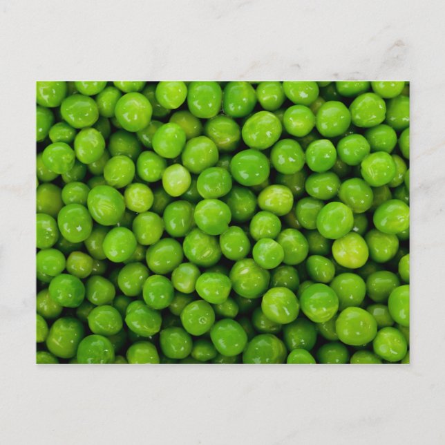 Carte Postale Fond de petits pois verts (Devant)