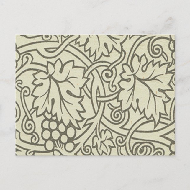 Carte Postale Fond d'écran William Morris Grapevine Sage (Devant)