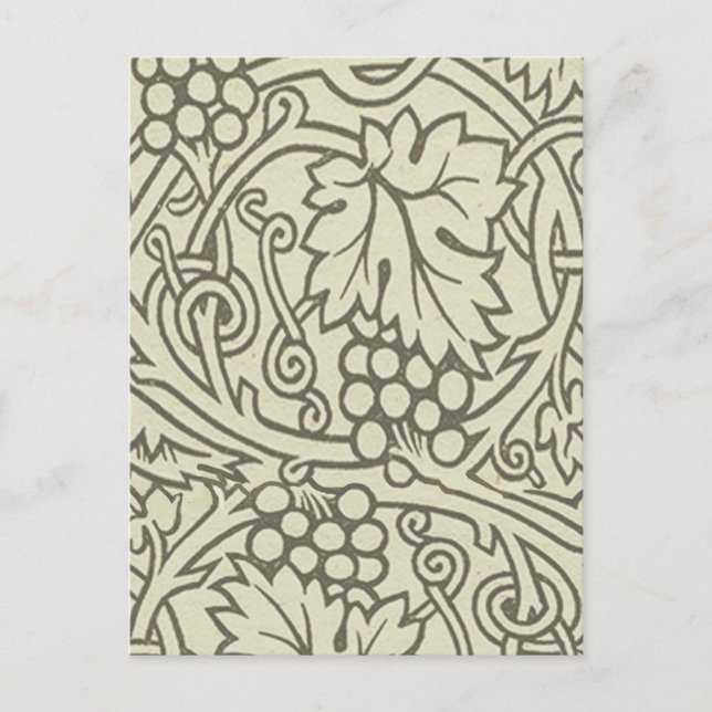 Carte Postale Fond d'écran William Morris Grapevine Sage (Devant)