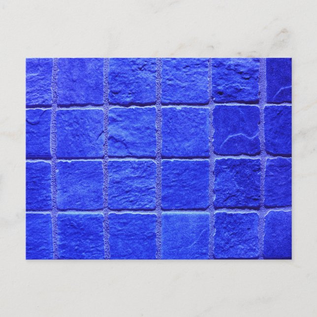 Carte Postale Fond des carreaux bleus (Devant)