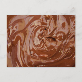Carte Postale Fond en Chocolat