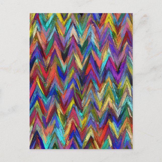 Carte Postale Fond stylé de peinture abstraite (Devant)