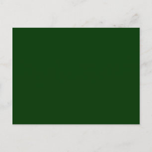 Carte Postale Fond Vert Foncé Uni