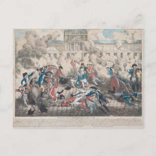 Carte Postale Fondation de la République, 10 août 1792