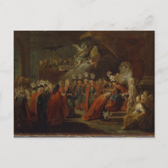 Carte Postale Fondation de l'ordre de l'aigle noir (Devant)