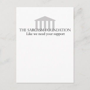 Carte Postale Fondation Sarcasme