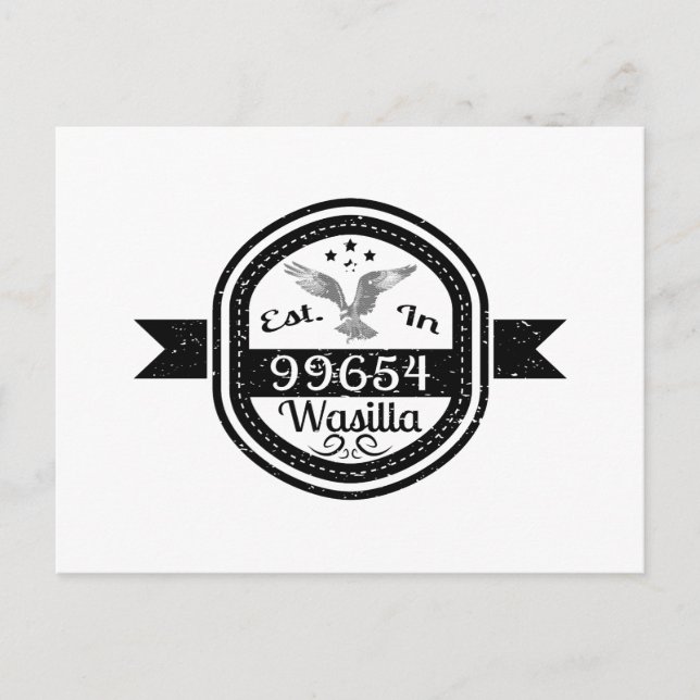 Carte Postale Fondée En 99654 Wasilla (Devant)