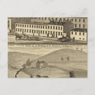 Carte Postale Fonderie de poêle, magasins d'équipement