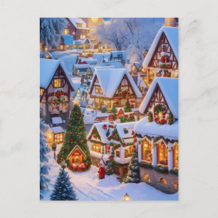 Carte Postale Fonds d'écran de téléphone de Noël - Hiver cosy