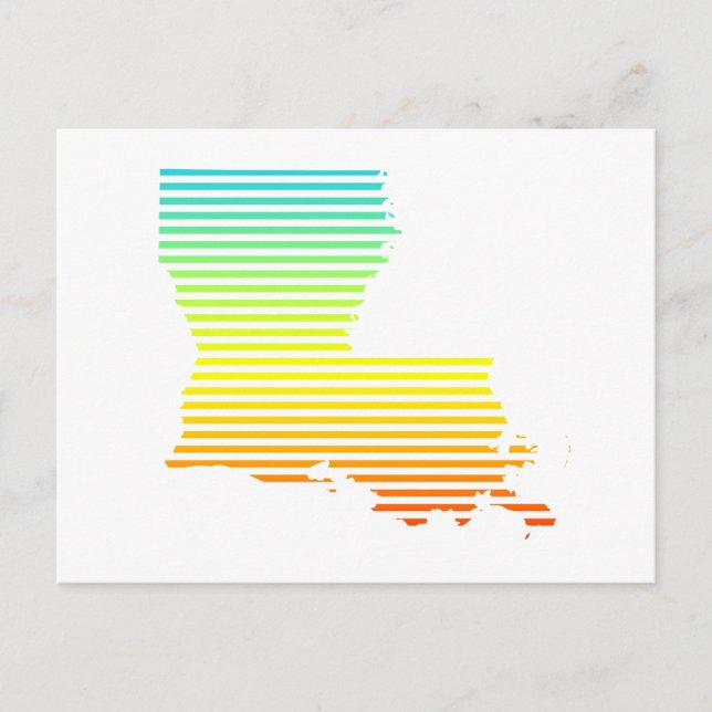 Carte Postale fondu de refroidissement de la louisiane (Devant)