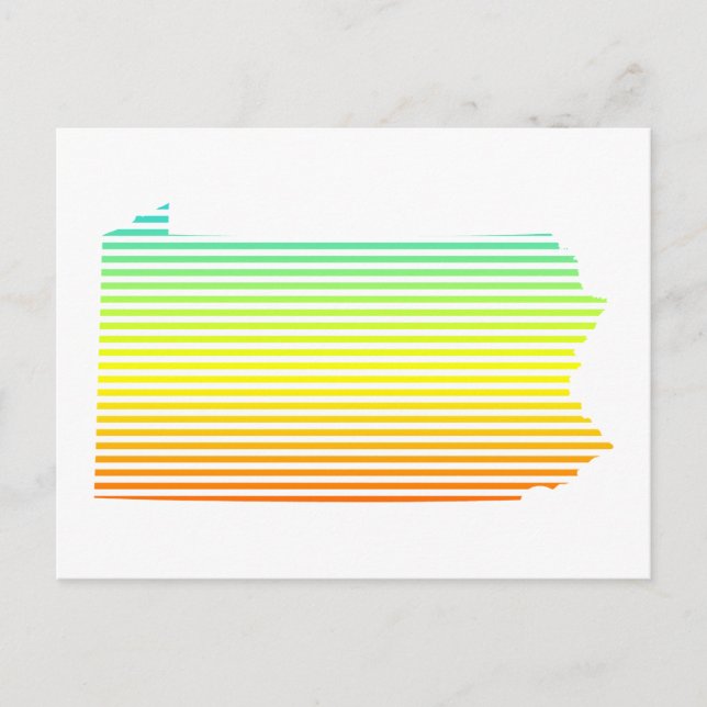 Carte Postale fondu de refroidissement de pennsylvanie (Devant)