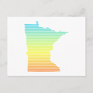 Carte Postale fondu de refroidissement du minnesota
