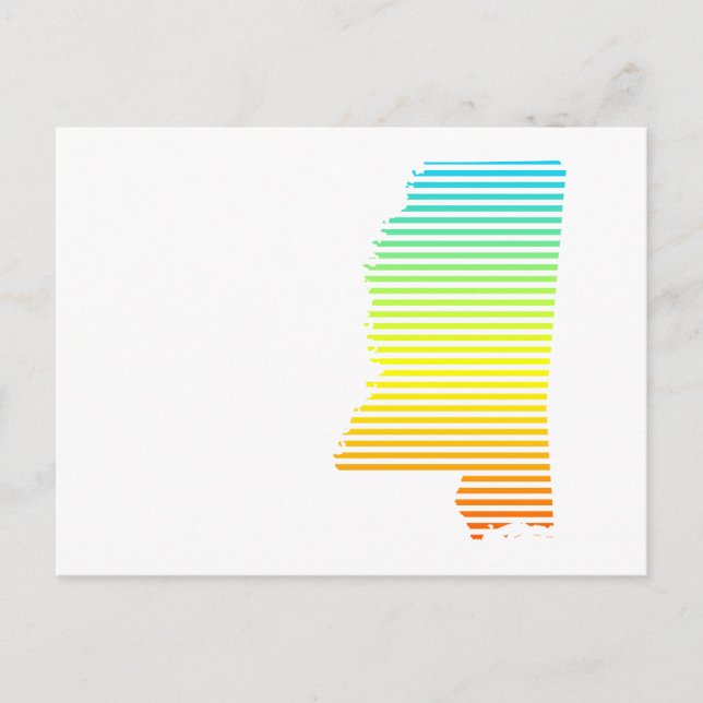 Carte Postale fondu de refroidissement du mississippi (Devant)
