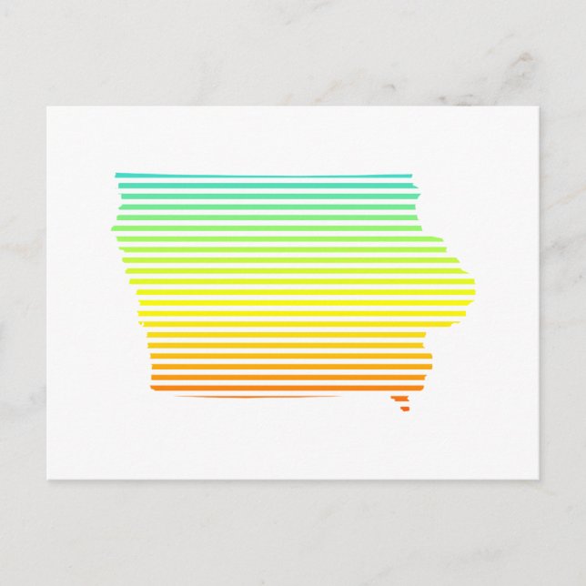 Carte Postale fondu de refroidissement iowa (Devant)